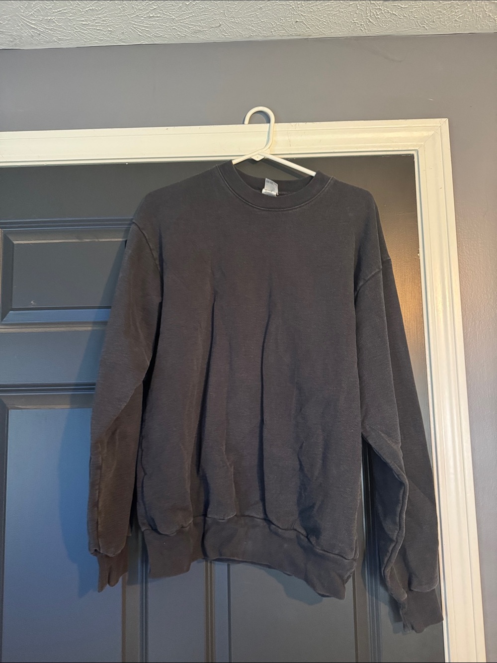 Los Angeles Apparel Black Crewneck Sweatshirt